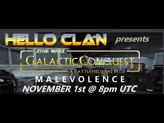 Battlefield 1942 - Galactic Conquest Mod Event - Starting 21:00Clock CET